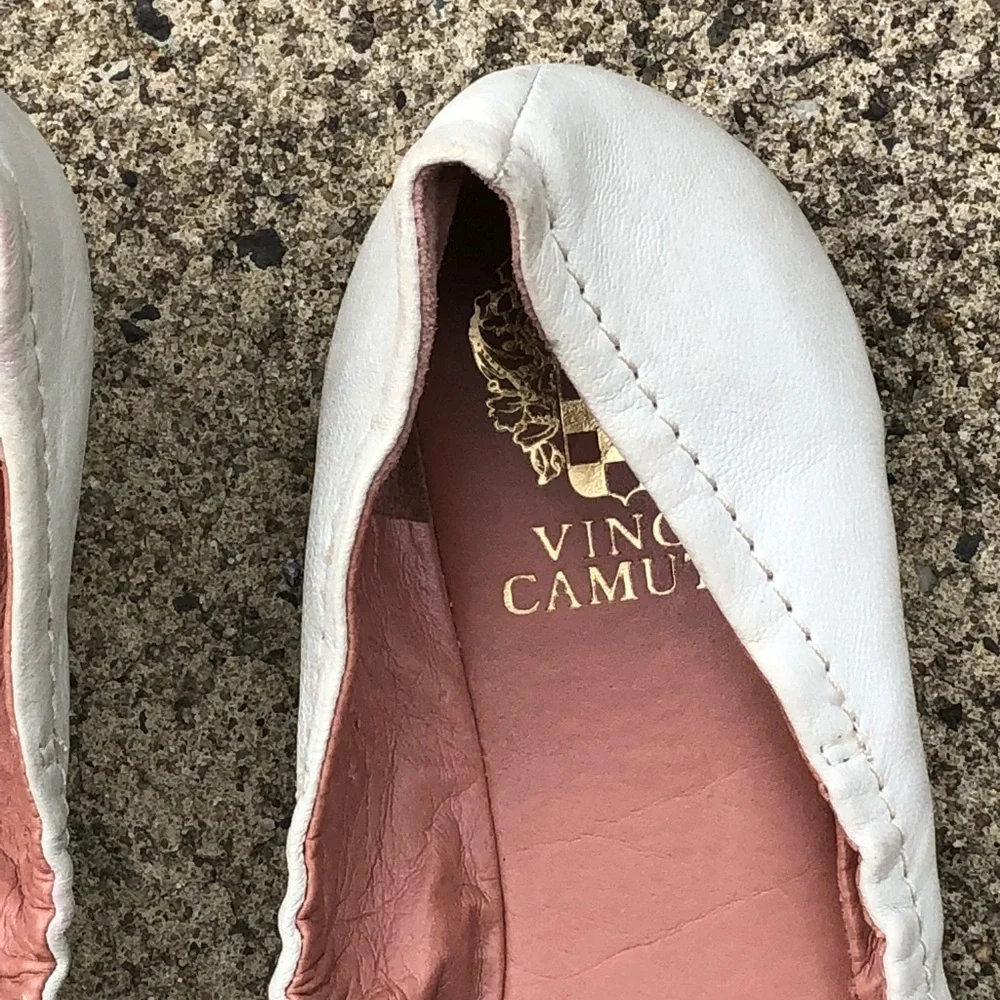 Vince Camuto Leather Ballerinas